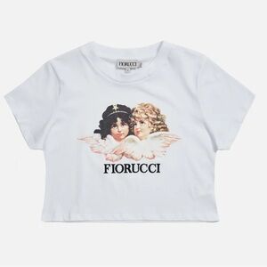 NWT Fiorucci Vintage Angels Cropped Tee